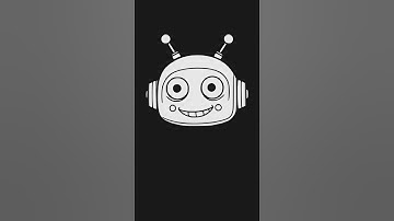 Robot Face in Inkscape #inkscape #illustration #speedart #robot #digitalart