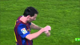 Lionel Messi hat-trick vs Atlético Madrid