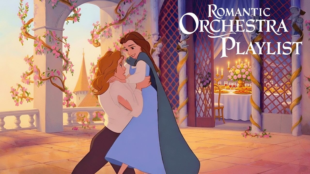 fairytale romance by the balcony with romantic disney orchestra playlist (melodies to dream)