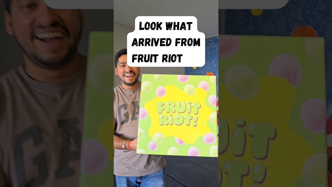 Unboxing Fruit Riot PR Package 🍓 | Aesthetic Healthy Snack Haul