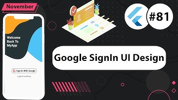 Flutter Tutorial - Google SignIn UI Design