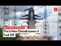 How chandrayaan3 took off from sriharikota  chandrayaan 3 launch  isro moon mission