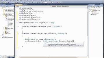 How to Insert  data into database using ASP.NET