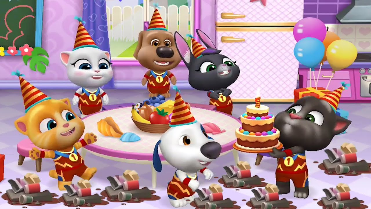 My Talking Tom Friends New Update Gameplay by Outfit7 # Part 138  iGame Fun