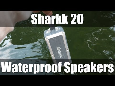 WATERPROOF  SPEAKERS! SHARKK 2O