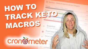 How to Track Keto Macros with Cronometer