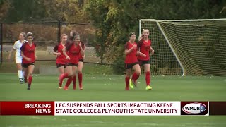 LEC suspends fall sports, affecting Plymouth State, Keene State