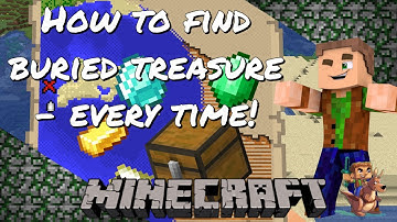 Gob’s Quickies - Minecraft Java Tutorial - How to Find Buried Treasure EVERY Time - the 99 Rule!!!