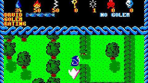 Druid - Amstrad CPC - Gameplay 🎮