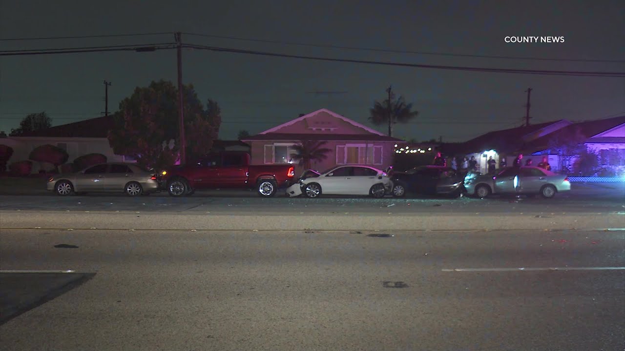 Driver Dead After Crashing Into Parked Cars While Fleeing Another Crash ...