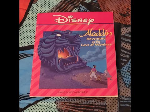 episode 579 Disney Aladdin adventure in the cave of wonders 1992 book on tape