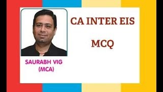 CA INTER-EIS (MCQ PART -3)