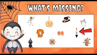 What’s Missing? 🎃 Halloween Game for Kids | Spot the Missing Picture Challenge