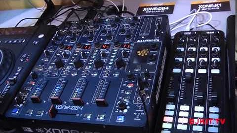 ALLEN AND HEATH XONE DB:4, DB:2 AND K:1 SERATO COMPATABILITY @NAMM 2015 WITH DJKIT TV