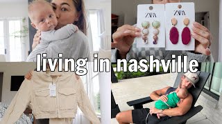 VLOG: Day in the Life with our Newborn, Zara Try on Haul, Planning Travel | Julia &amp; Hunter