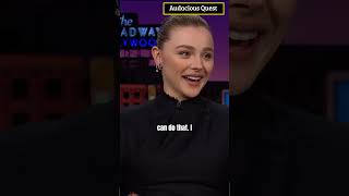 Chloe Grace Moretz On How She Pretended To Be British For A Role😂| Shorts #funny