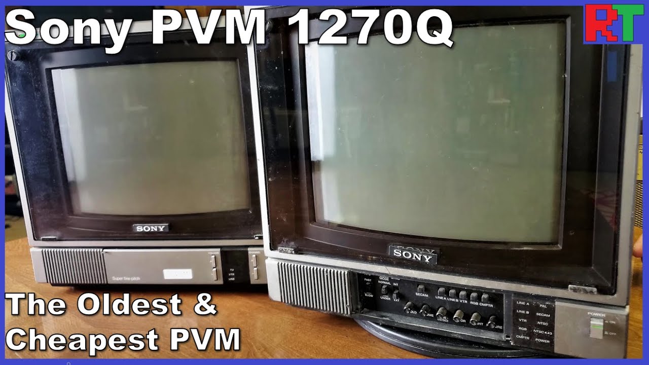 テレビ SONY PVM-14N1J Trinitron Color Video YouTube