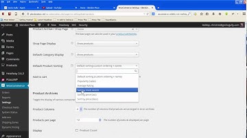 Changing Default Product Sort Order in WooCommerce