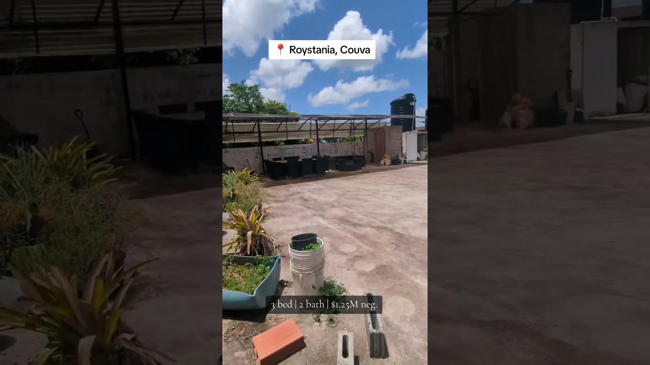 Roystonia, Couva, Trinidad & Tobago House for Sale $1.25M 