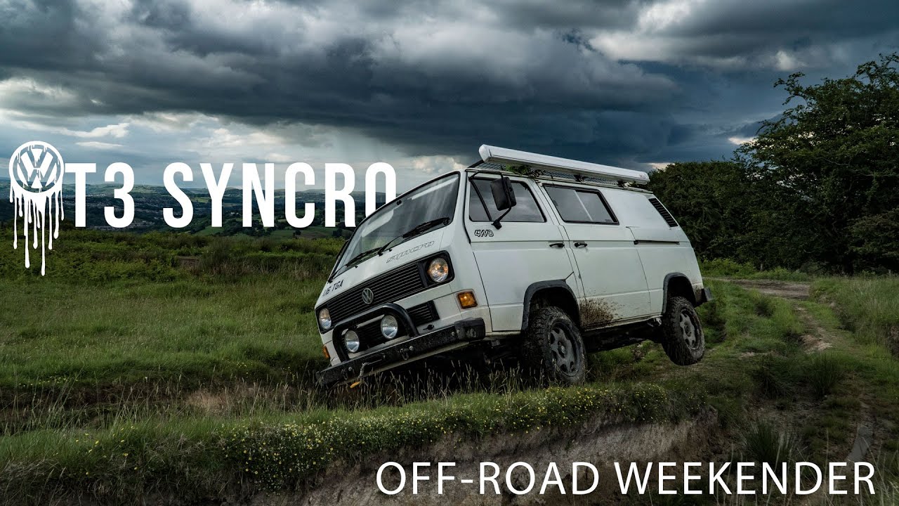 VW T3 Syncro Off-Road trip across Aberystwyth, Wales. Crazy men in 4x4 ...