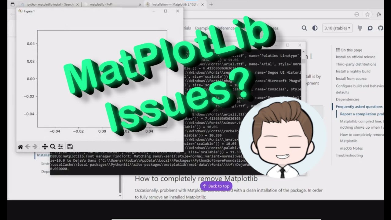 How to install Matplotlib and test it