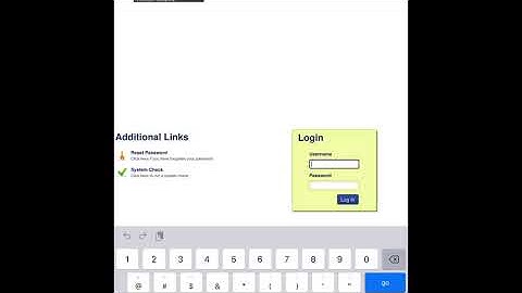 Logging in to Canvas on an iPad