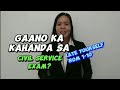 Paano paghandaan ang Civil Service exam? //Tips to pass