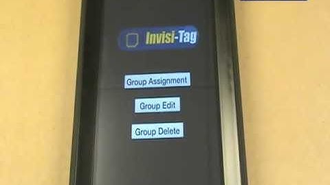 INVISI-TAG RFID SYSTEM - SET-UP GROUP FUNCTION