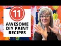 11 recettes de peinture maison amusantes et abordables que vous pouvez faire aujourdhui