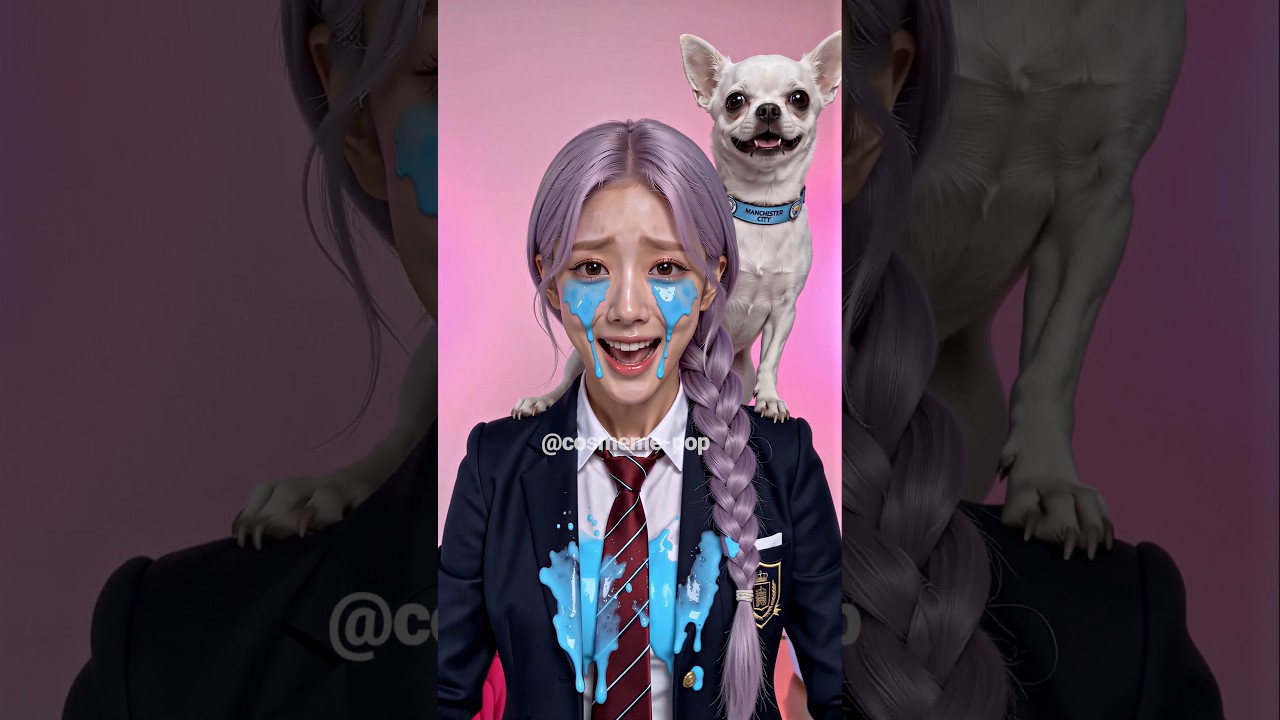 The Cry Baby Trend Had a Weird Ending 😳🍧 #kpop #parody #meme