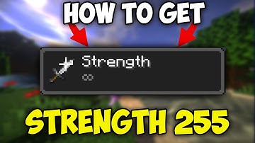 How to Get Strength 255 in Minecraft 1.21 | Strength 255 in minecraft