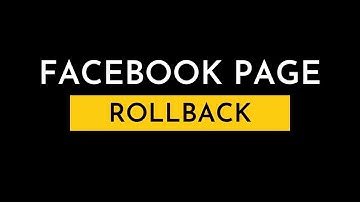 How to Switch Back to Classic Facebook Page. Convert Facebook Profile Page to Old Classic Page