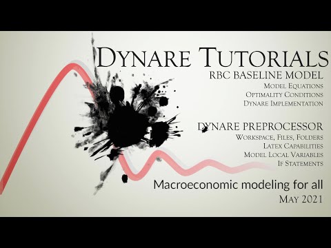 RBC Baseline Model Equations And Introduction To Preprocessing With Dynare