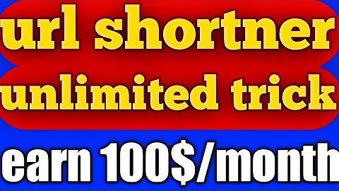 url shortner unlimited trick | adfly unlimited trick |  url shortener self click unlimited trick
