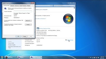 How to Change Workgroup Name in Windows 7