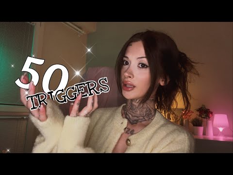 [türkçe asmr] 50 dakikada 50 farklı tetikleyici 🫨