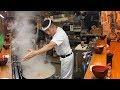 【貴重映像】家系総本山直系のラーメン作り【末廣家】職人技 How to make a iekei ramen