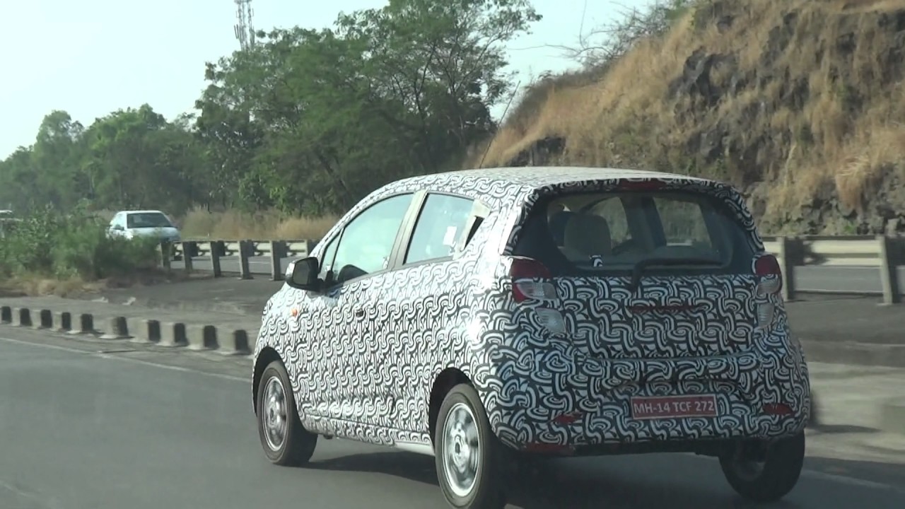 Chevrolet Beat 2017 caught testing on Mumbai Pune expressway