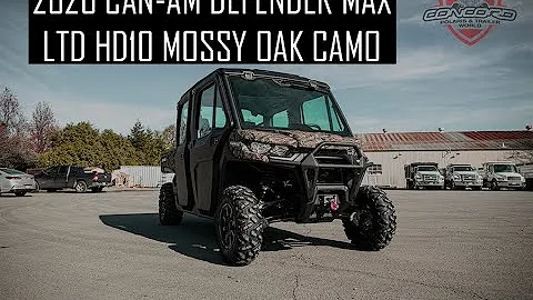 Walkthrough: 2020 Can-Am Defender Max Limited Cab HD10 Mossy Oak Camo