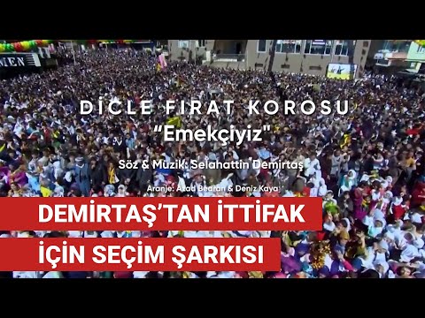 Selahattin Demirtaş'tan Emek ve Özgürlük İttifakı için seçim şarkısı