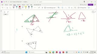 Geometry Unit 1 Day 4 HW Help Video