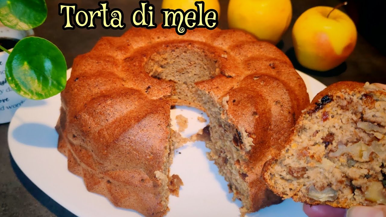 TORTA di MELE e avena ✅ La Migliore  SENZA ZUCCHERO e SENZA GRASSI Prăjitură cu mere fără zahar 