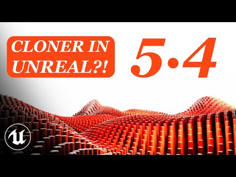 NEW Cloner & Effectors in Unreal Engine 5.4! (scene examples + walkthrough tutorial)