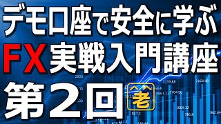 第２回はFX売買の基本「買い待ち」の指し値注文の出し方を学びます。通貨ペア、BID、ASK、スプレッドの意味も学びます。リスクなしでFXが学べる。儲け方がわかるFX(為替)取引の実戦講座です。