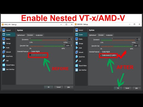 How to enable Nested VT-x/AMD-V on VirtualBox | Enable Nested  VT-X/AMD-V Greyed Out.