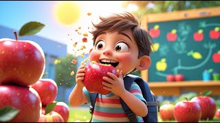 Crunch Your Apple Only Healthy Fruits Song For Kids