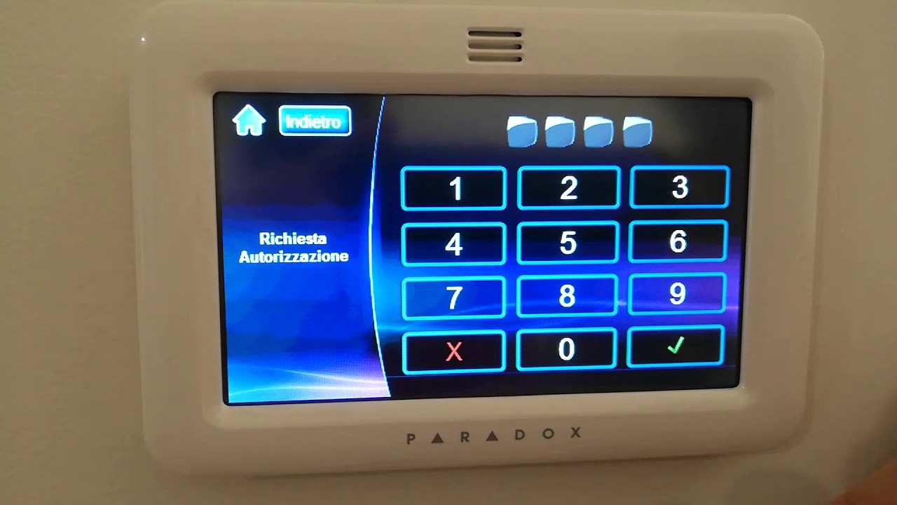 Modifica Data E Ora Tastiera Touch Tm50 Centrale Paradox Magellan YouTube Modifica data e ora tastiera touch tm50 centrale paradox magellan youtube