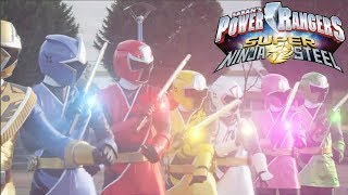 Power Rangers Super Ninja Steel Green Ranger Vs Gold Ranger