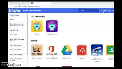 How to Log on and use Clever