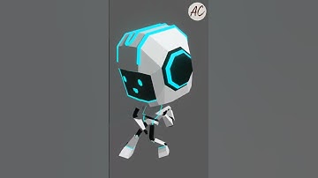 How Cute Robots Dancing Made In Blender